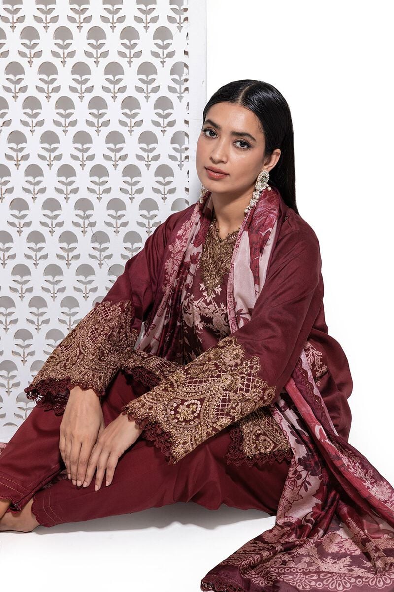 Cotton Satin | Embroidered | Khaadi