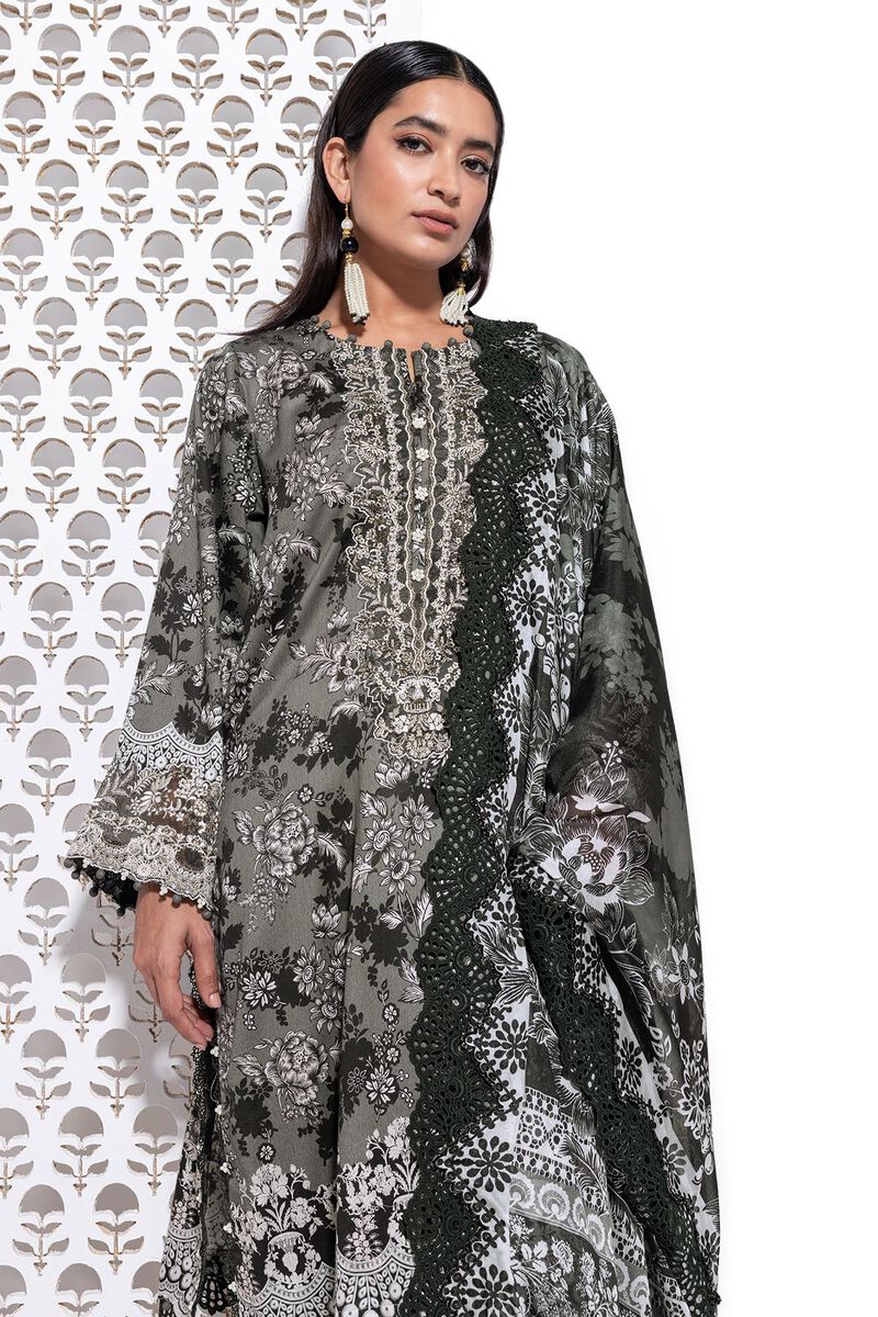 Cotton Satin | Embroidered | Khaadi