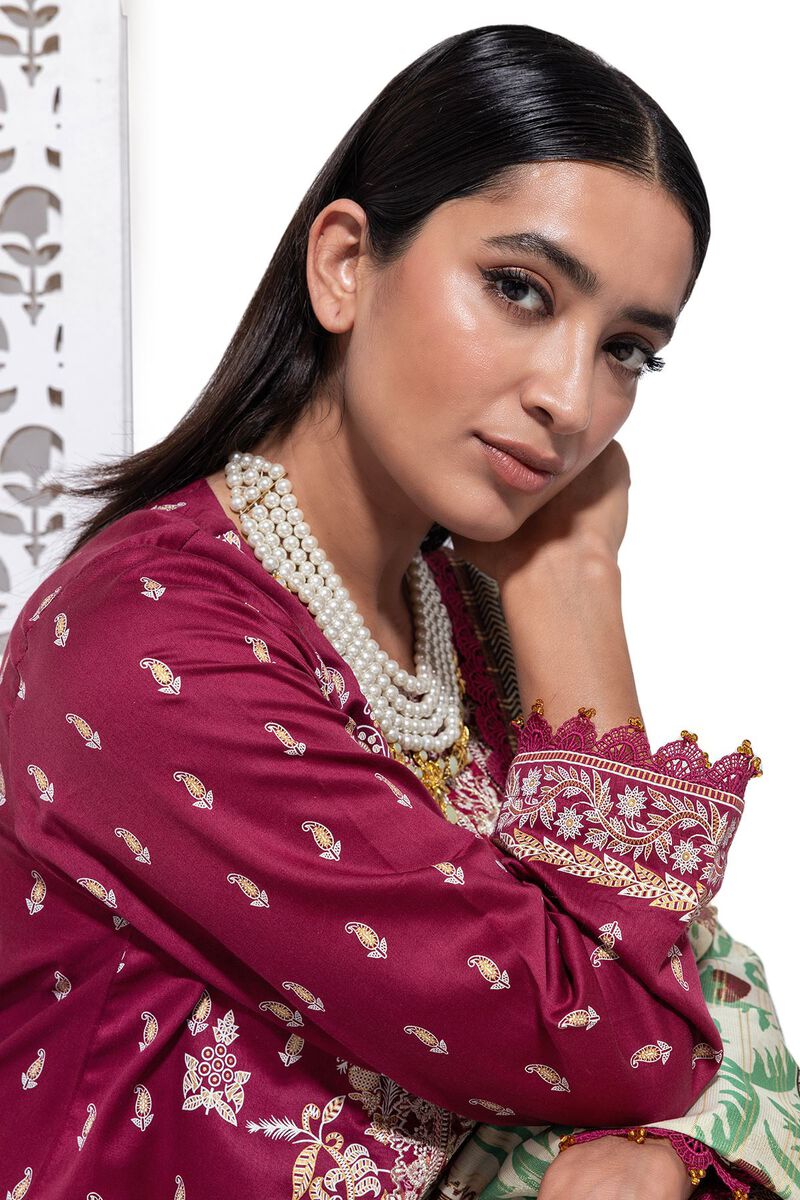 Cotton Satin | Embroidered | Khaadi