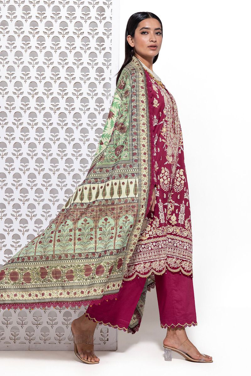 Cotton Satin | Embroidered | Khaadi