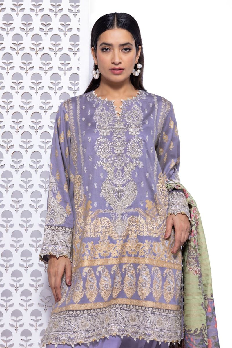 Cotton Satin | Embroidered | Khaadi