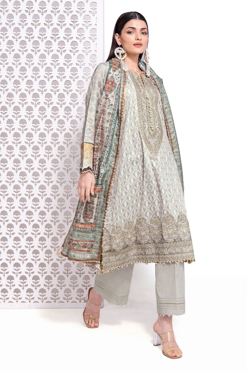 Cotton Satin | Embroidered | Khaadi