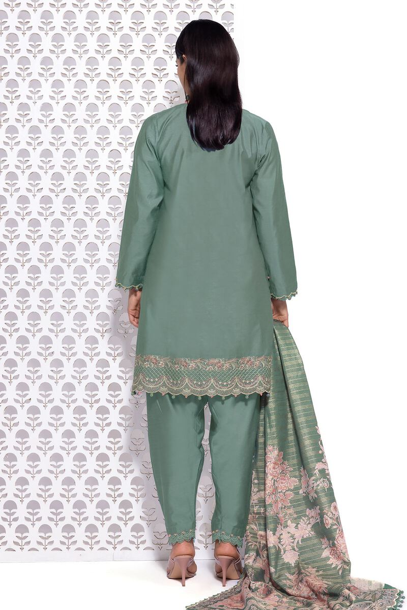 Dull Raw Silk | Embroidered | Khaadi