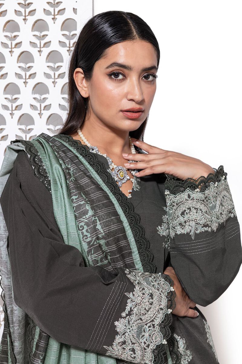 Dull Raw Silk | Embroidered | Khaadi