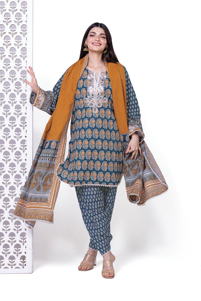 Light Khaddar | Embroidered | Khaadi