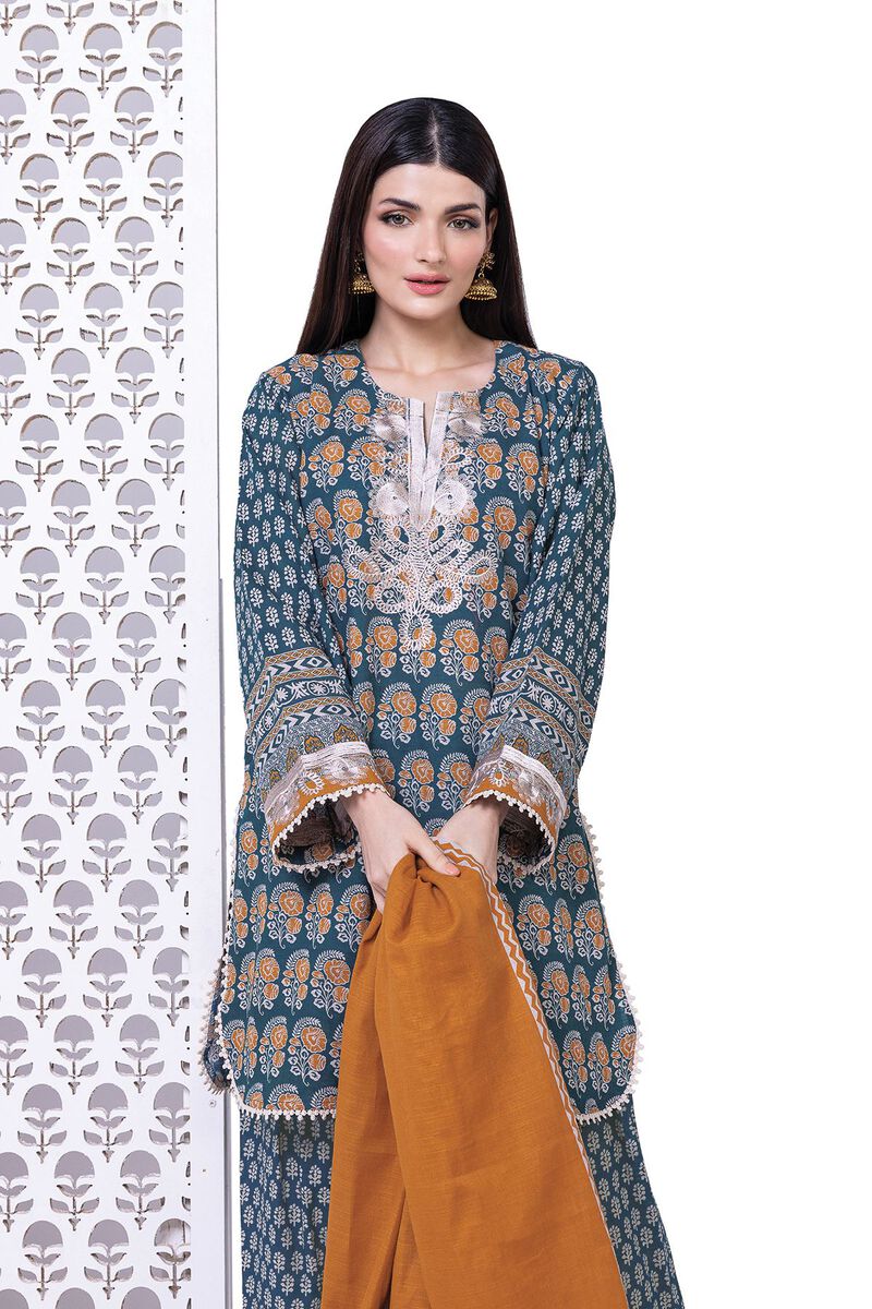 Light Khaddar | Embroidered | Khaadi