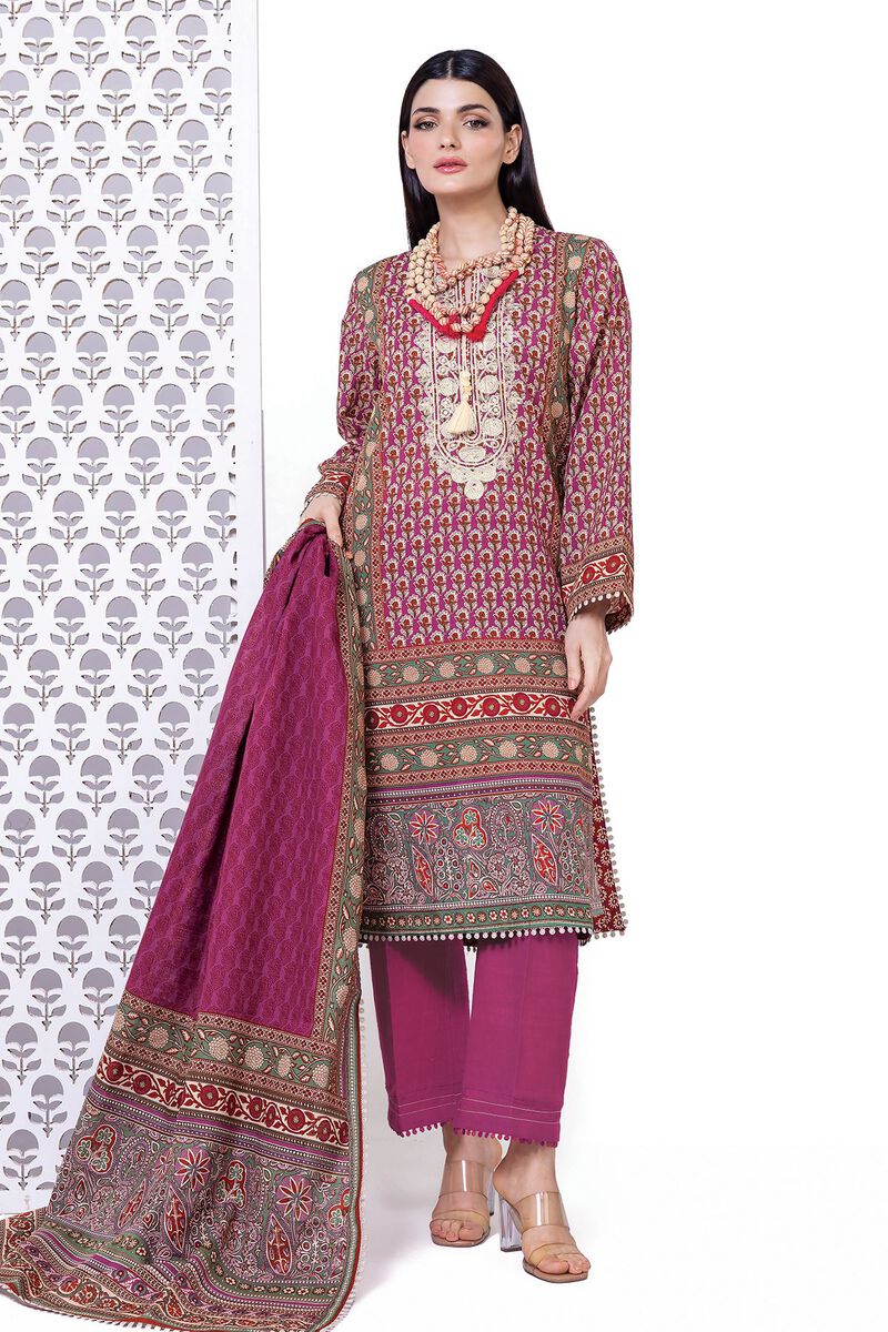 Light Khaddar | Embroidered | Khaadi