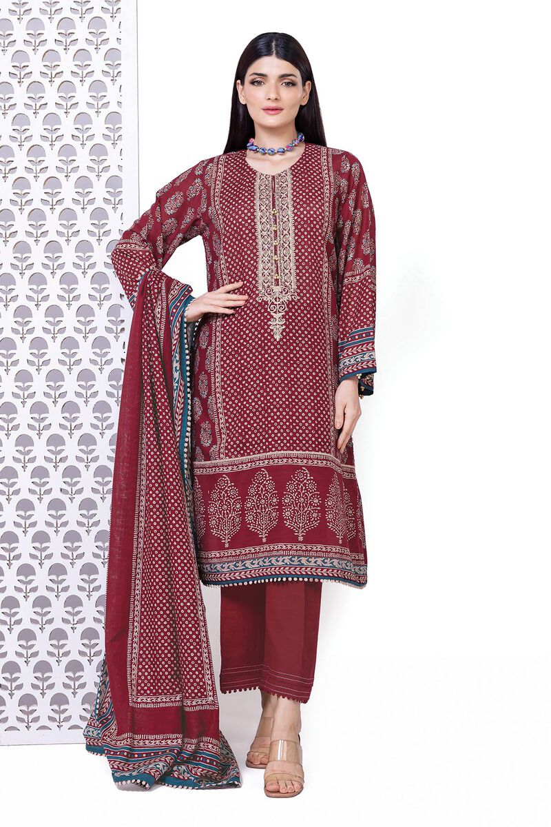 Light Khaddar | Embroidered | Khaadi