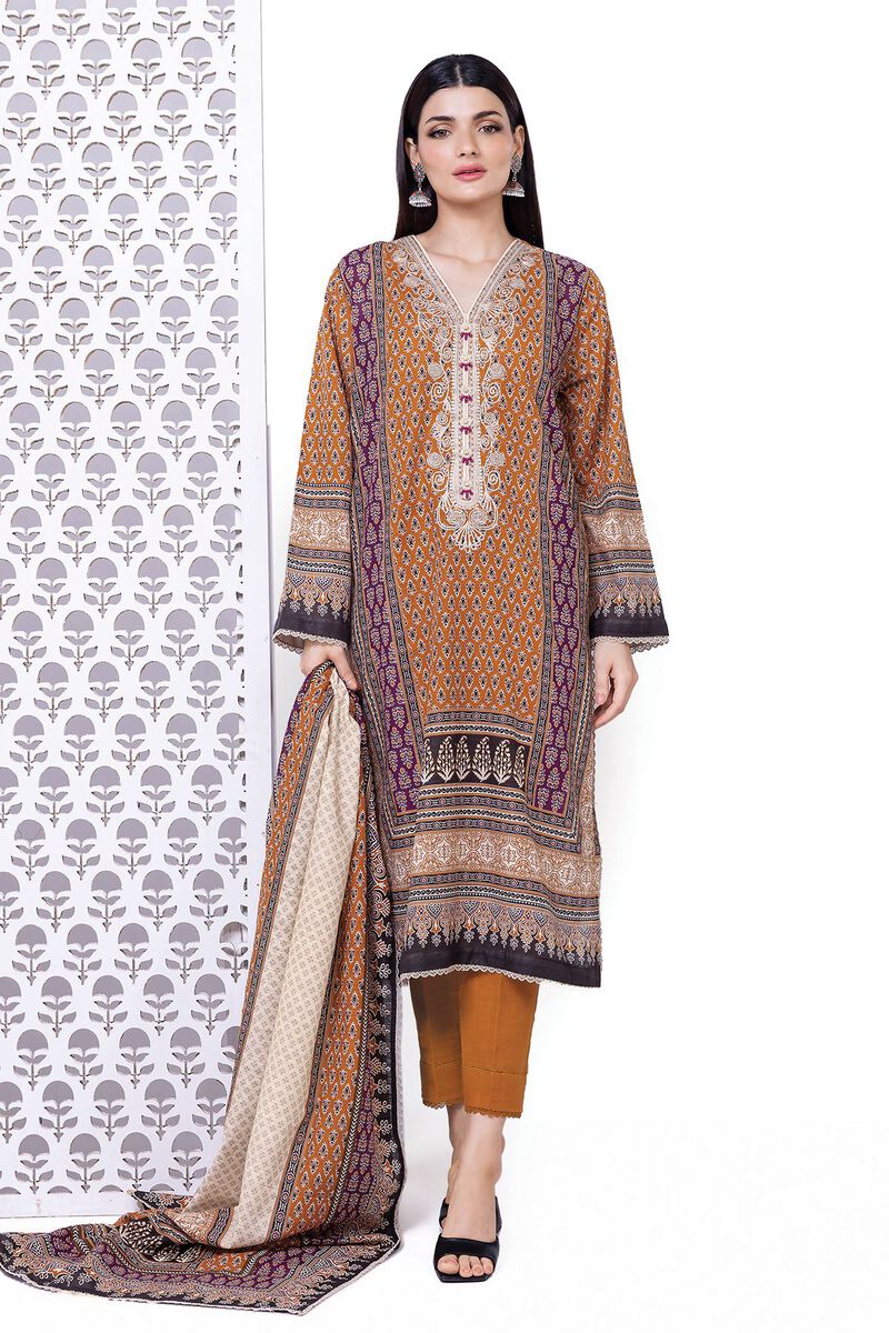 Light Khaddar | Embroidered | Khaadi