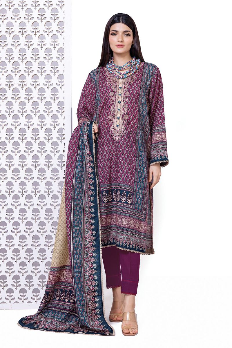 Light Khaddar | Embroidered | Khaadi