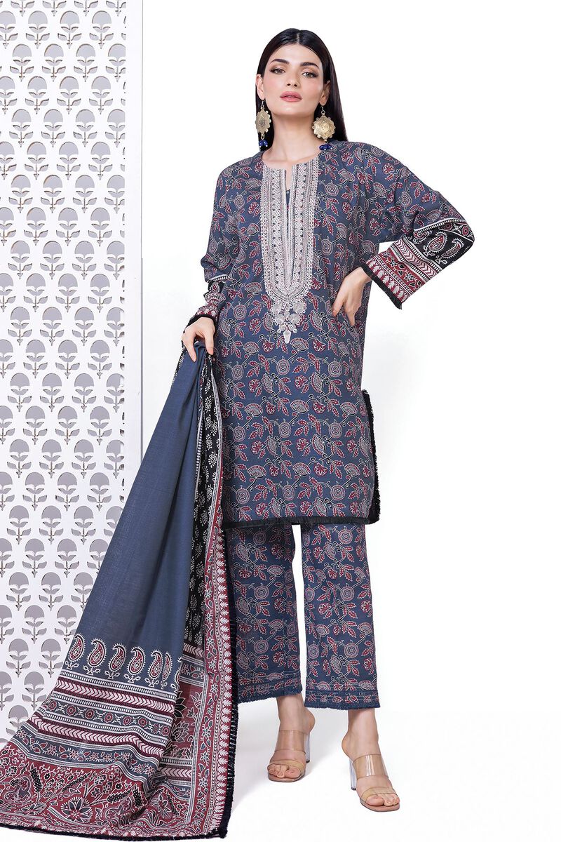 Light Khaddar | Embroidered | Khaadi