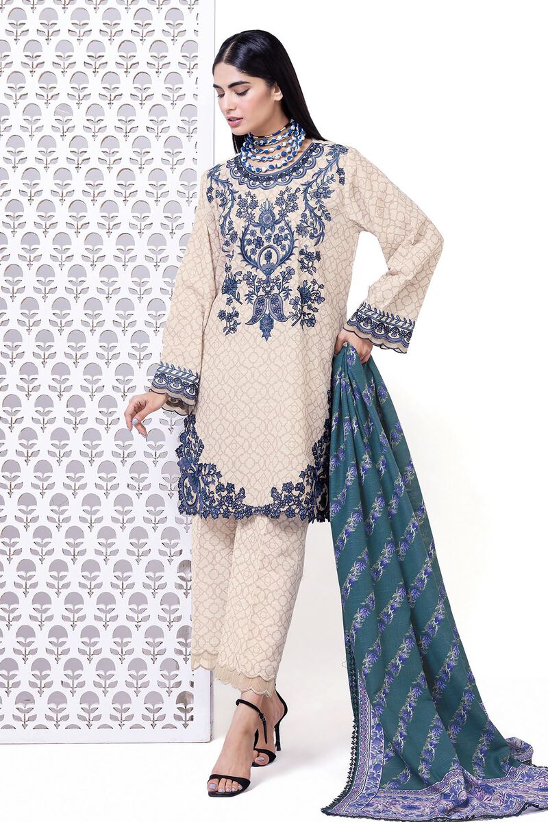 Light Khaddar | Embroidered | Khaadi