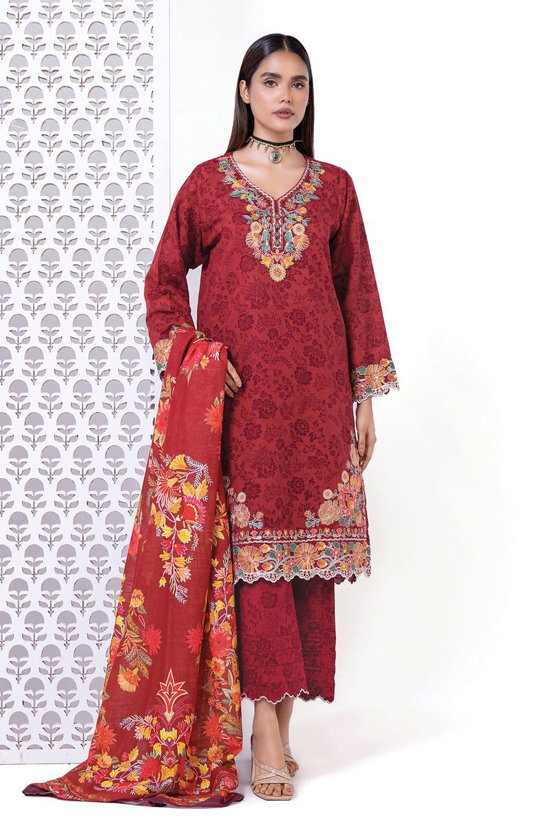 Light Khaddar | Embroidered | Khaadi