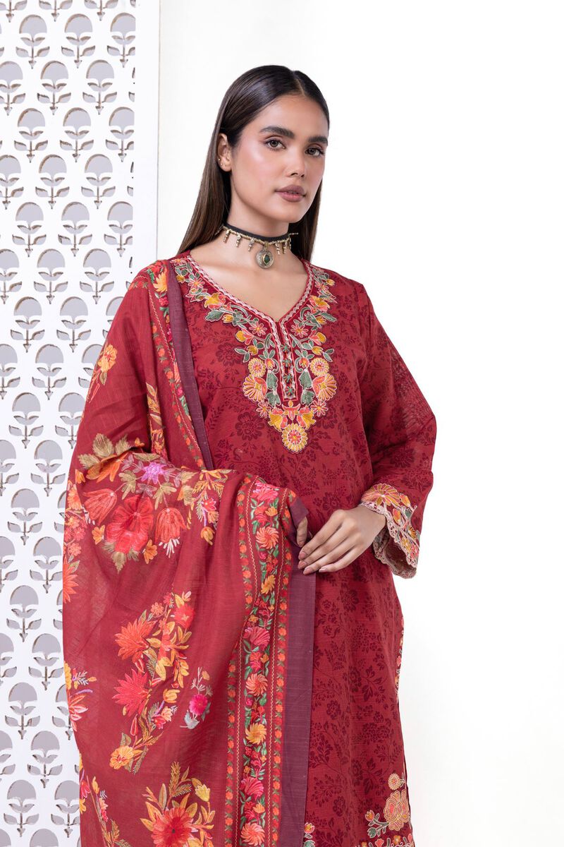 Light Khaddar | Embroidered | Khaadi