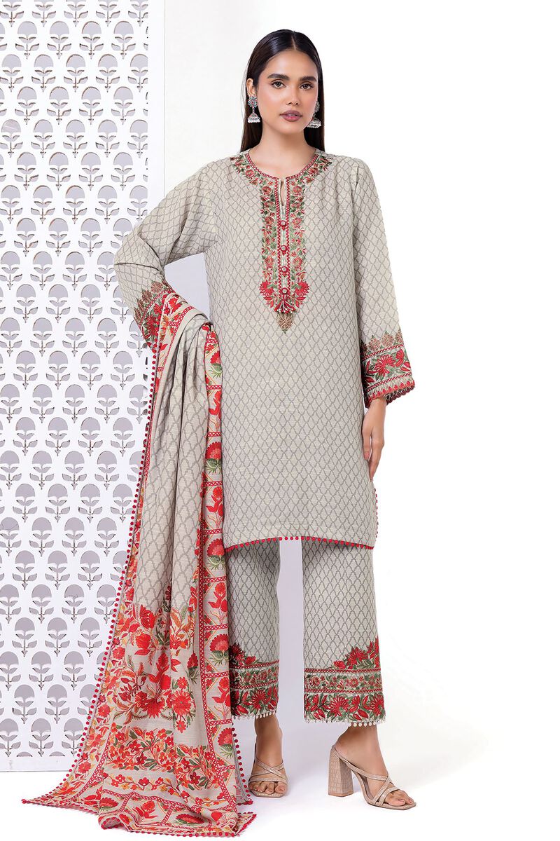 Light Khaddar | Embroidered | Khaadi