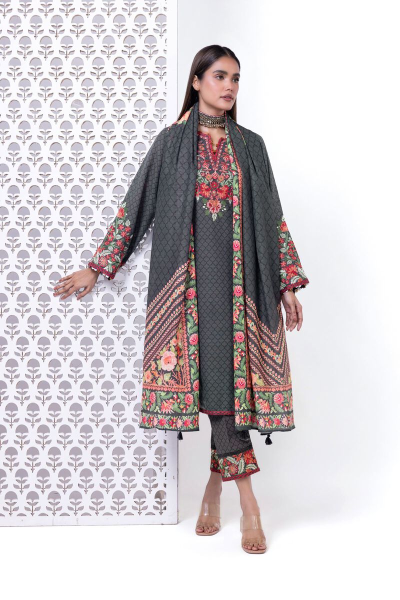 Light Khaddar | Embroidered | Khaadi