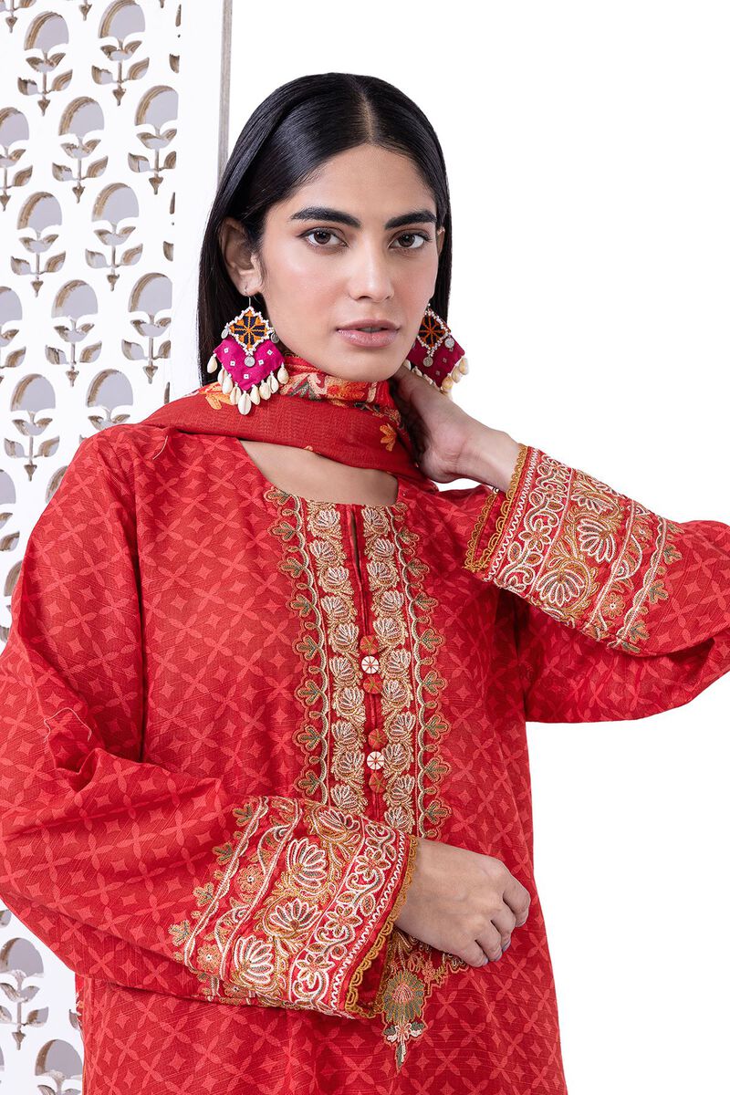 Light Khaddar | Embroidered | Khaadi