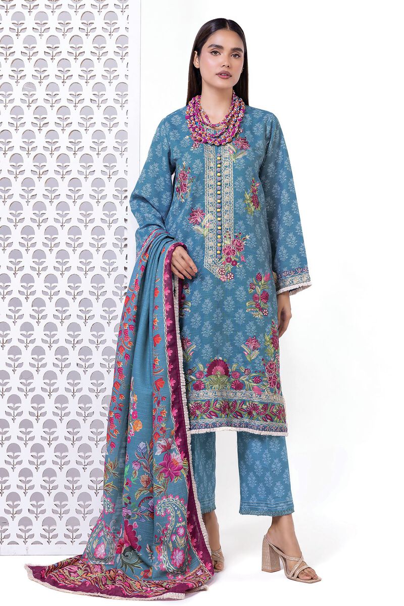 Light Khaddar | Embroidered | Khaadi