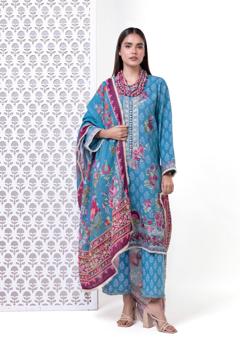 Light Khaddar | Embroidered | Khaadi