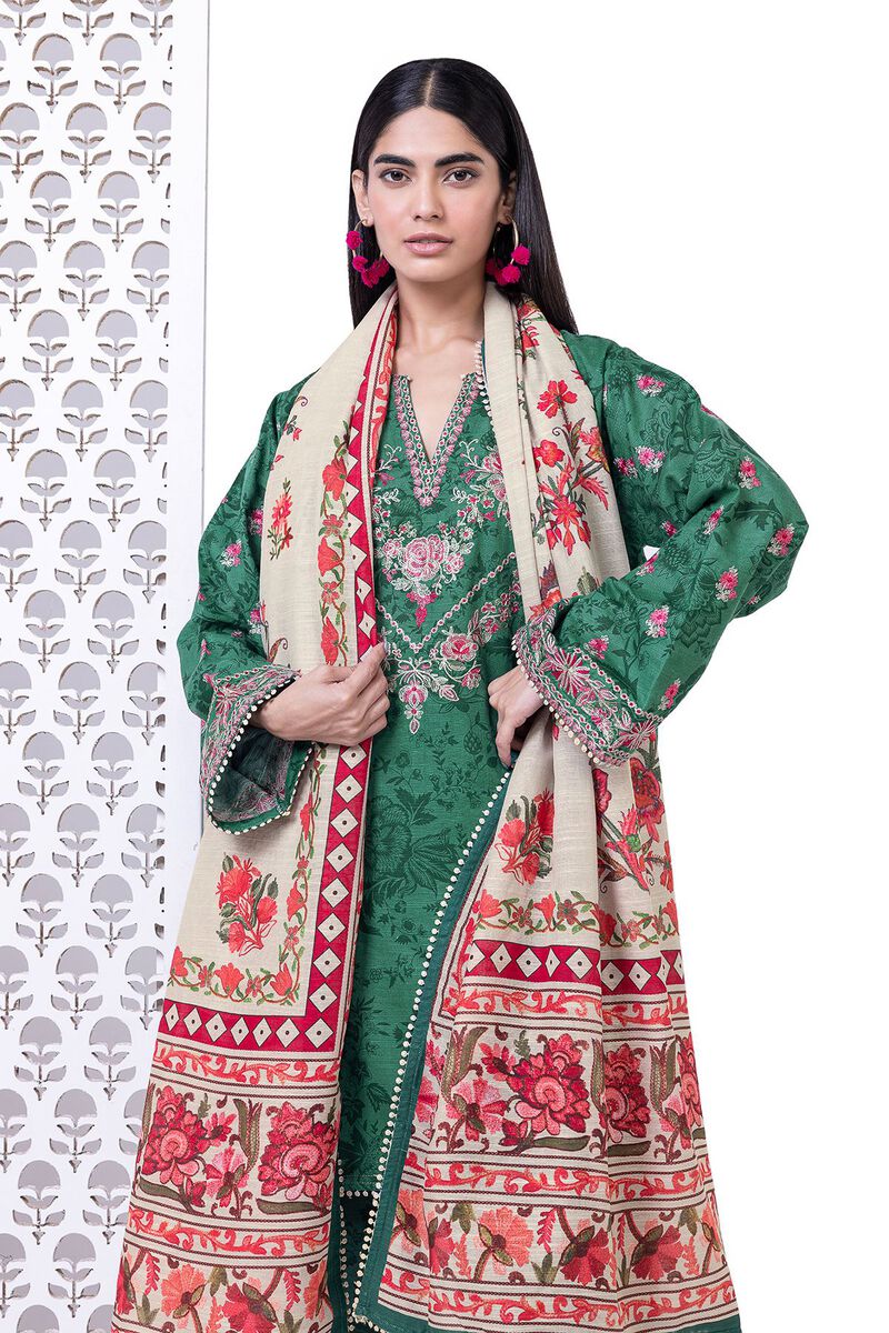 Light Khaddar | Embroidered | Khaadi