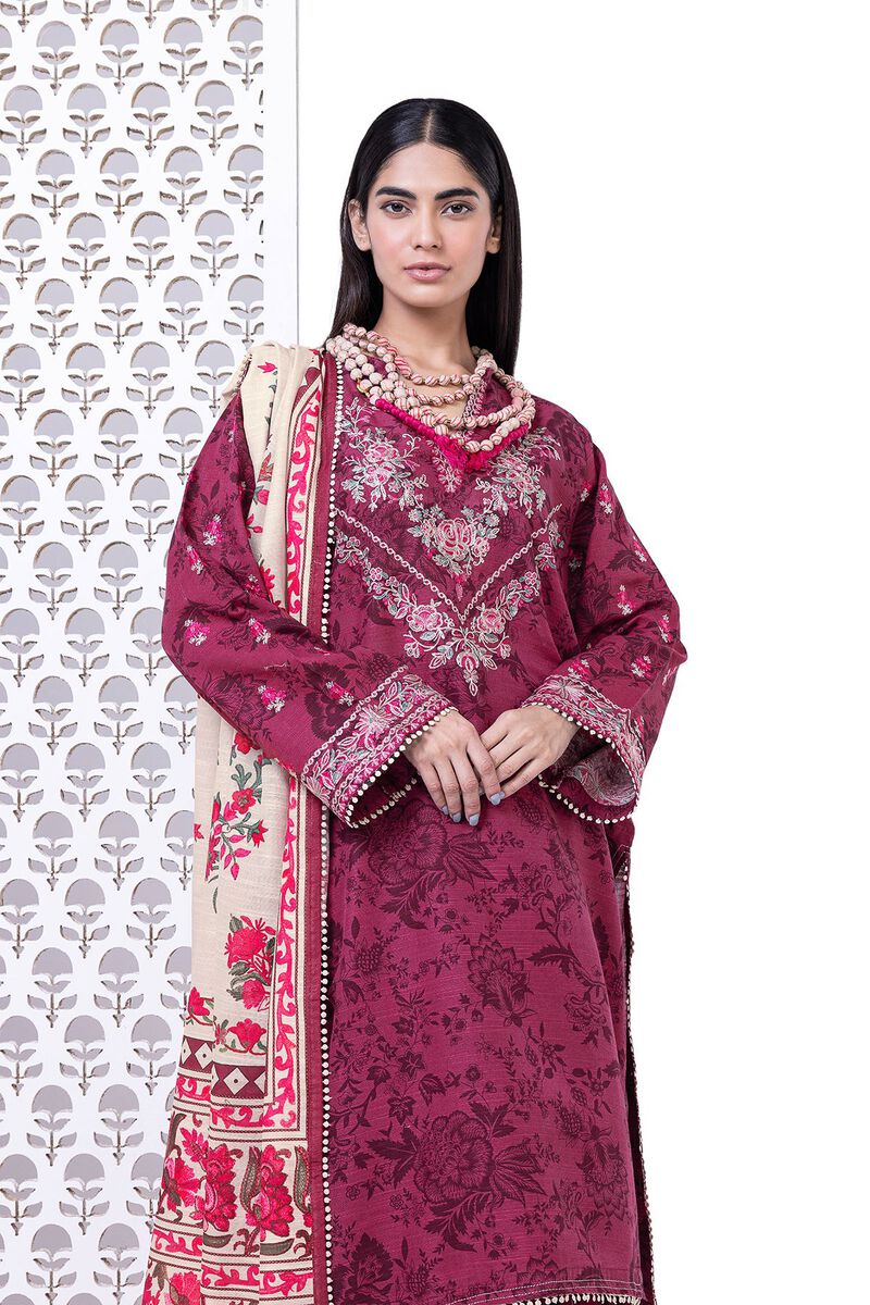 Light Khaddar | Embroidered | Khaadi